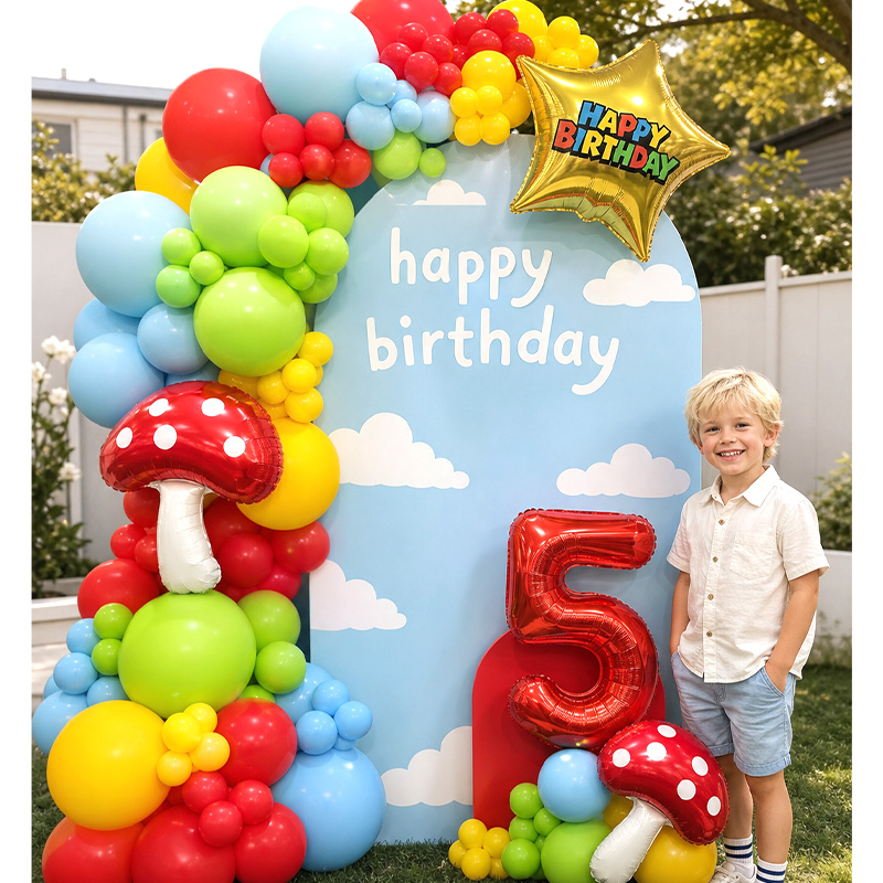 Party Games Bunny - Super Bors Video Game Inspired Balloon