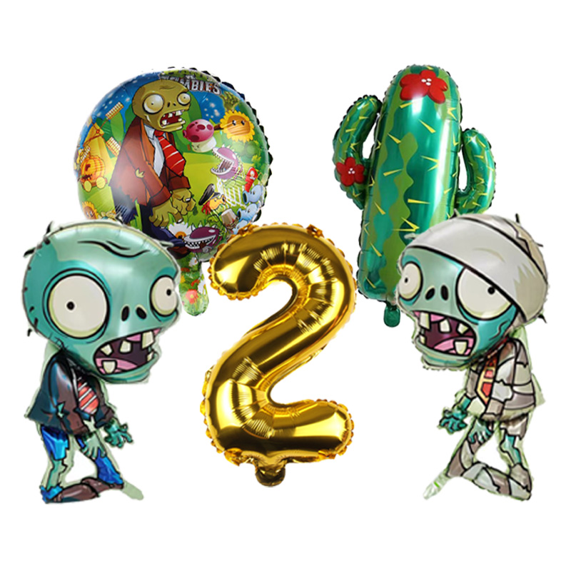 Plants vs Zombies Game Balloon - Party Games Bunny ulasan dan harga