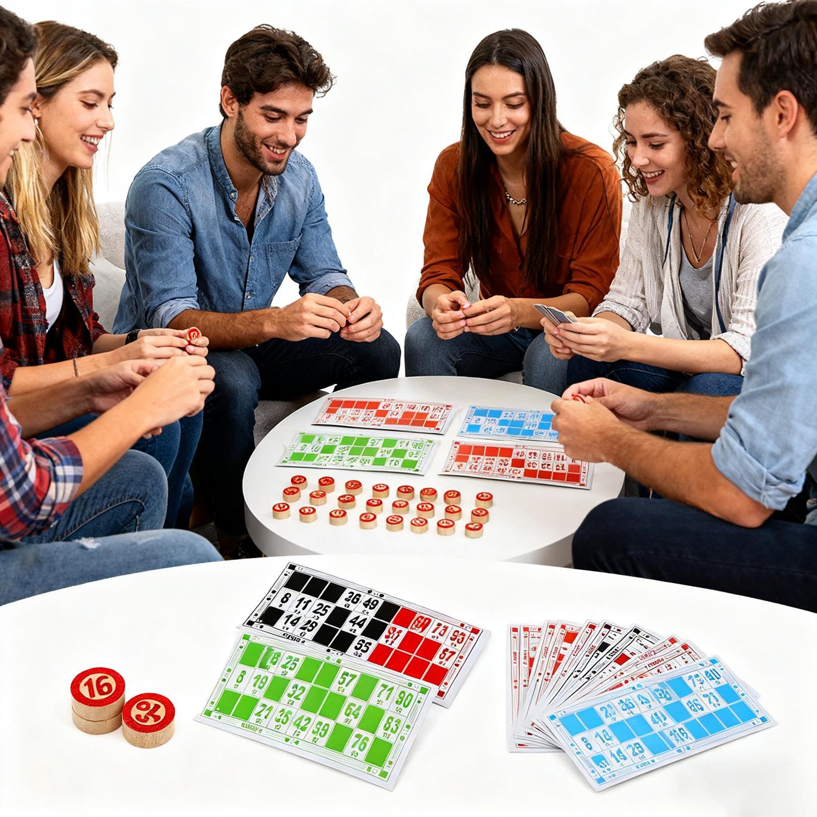 Bingo Set Funny Vintage Wooden - Play Friends Party Games ulasan dan harga