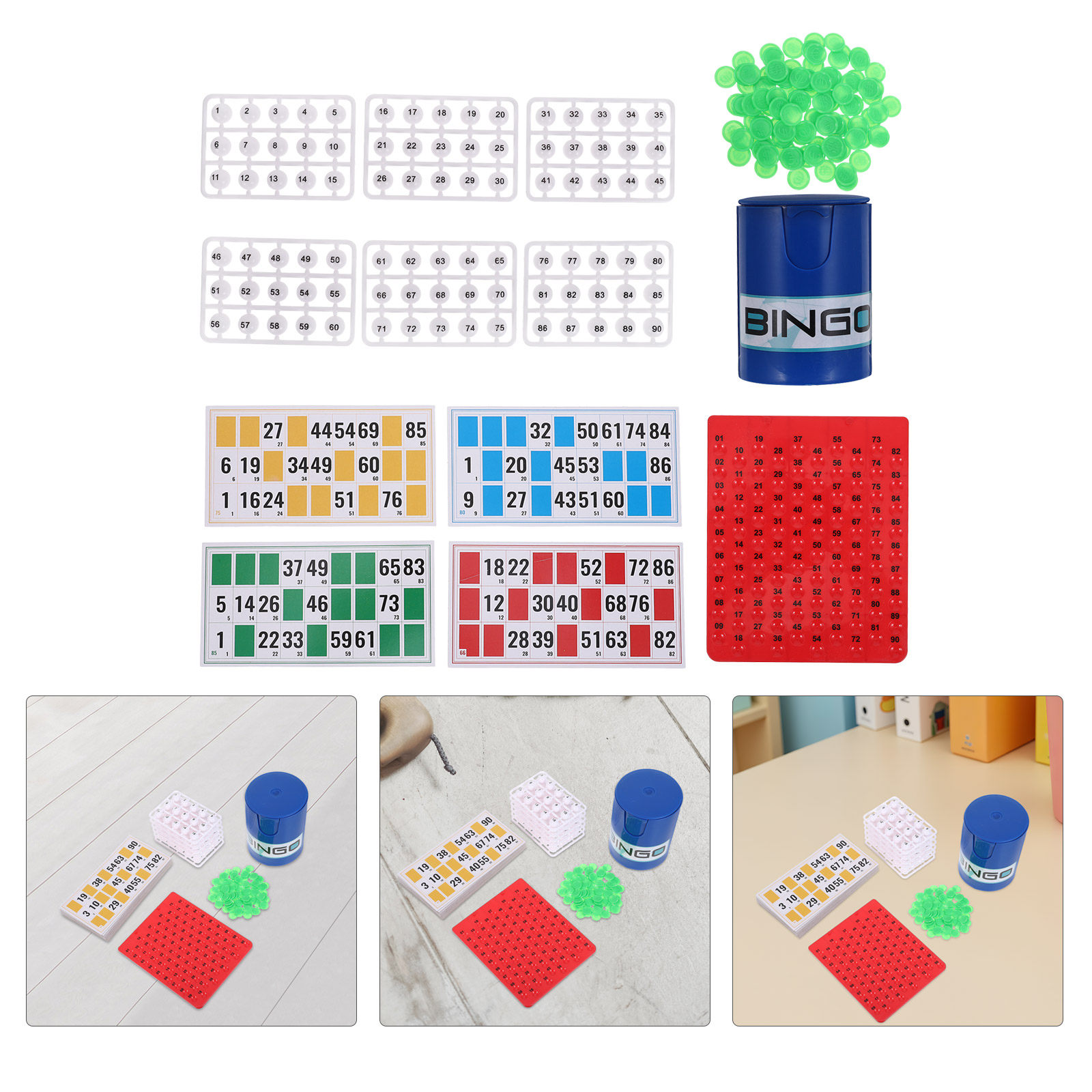 1Set Color Matching Bingo Game - Party Games Bingo ulasan dan harga