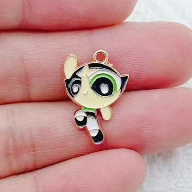 10pcs Alloy Oil-Dripping Carto - Party Games Girls ulasan dan harga