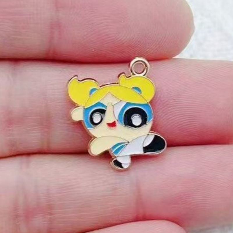 10pcs Alloy Oil-Dripping Carto - Party Games Girls ulasan dan harga