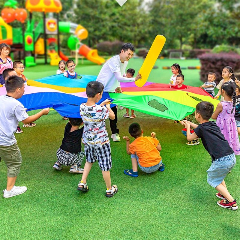 Rainbow Parachute Knock Gopher - Limbo Game Set ulasan dan harga