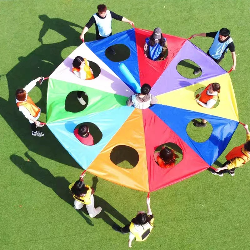 Rainbow Parachute Knock Gopher - Limbo Game Set ulasan dan harga