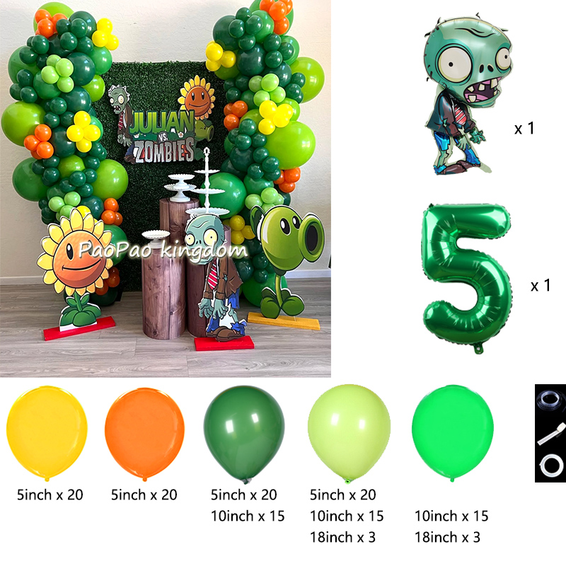 Plants Vs. Z-Zombies Balloons  - Party Games Bunny ulasan dan harga