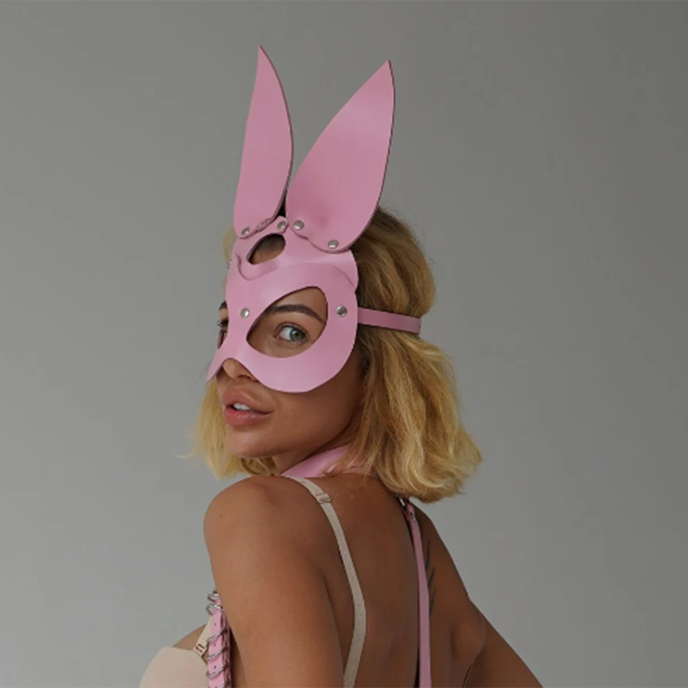 Bunny Mask Rabbit Ears Half Ma - Party Games Bunny ulasan dan harga