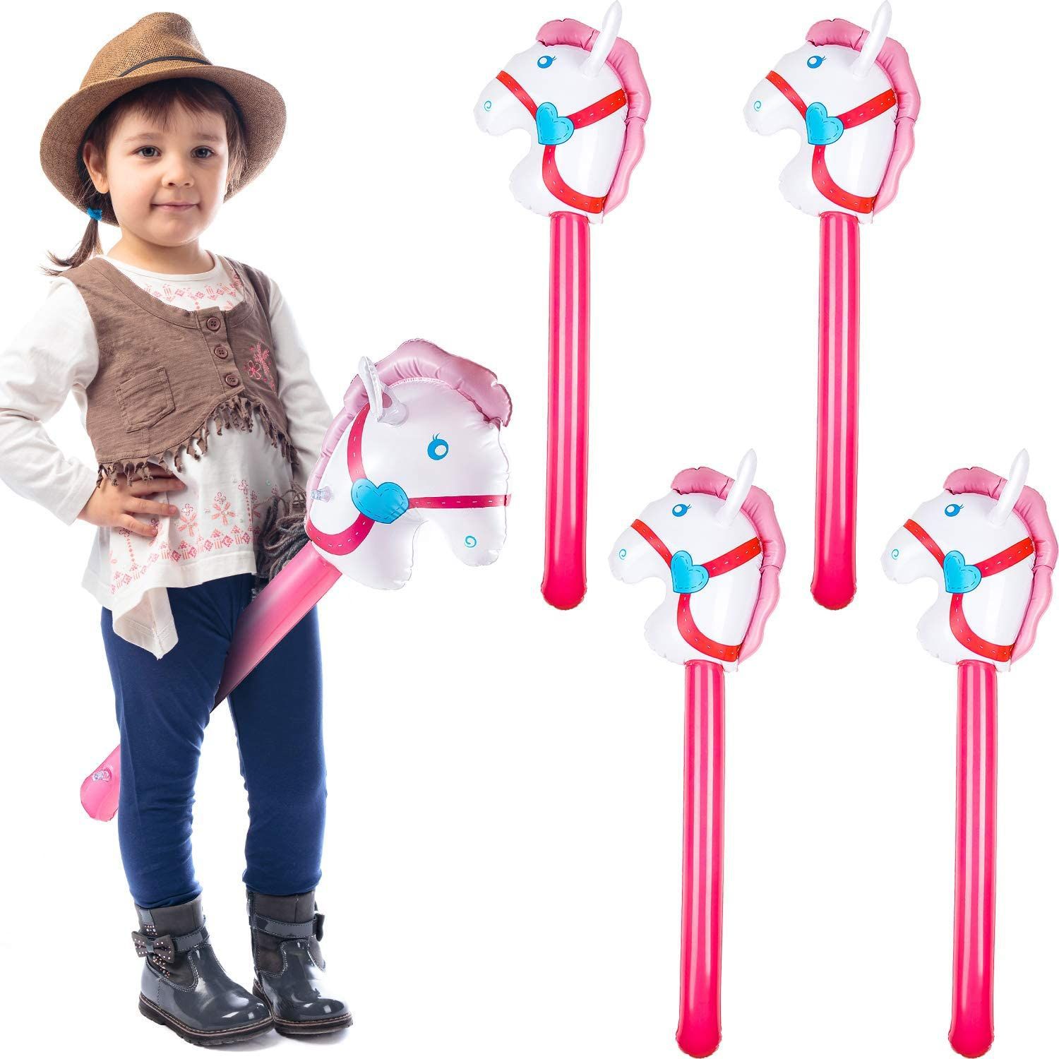 Inflatable Horsehead Stick Uni - Party Games Bunny ulasan dan harga