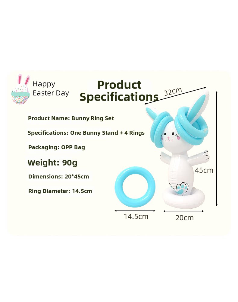 Easter Inflatable Bunny Ring T - Party Games Bunny ulasan dan harga