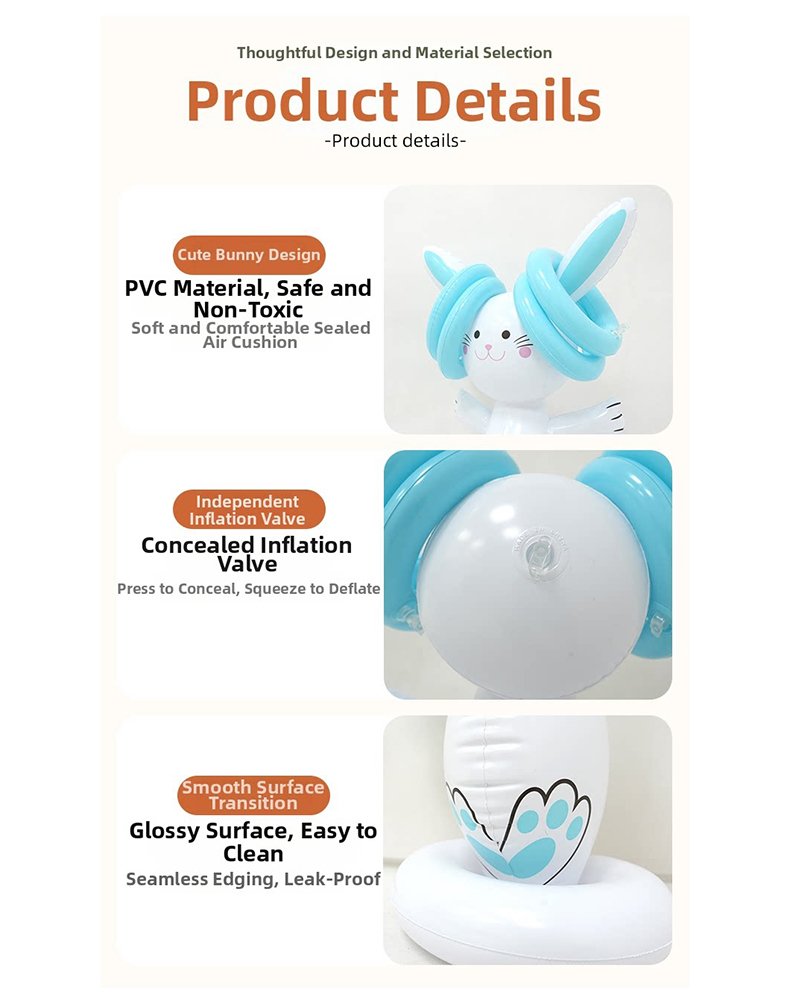 Easter Inflatable Bunny Ring T - Party Games Bunny ulasan dan harga