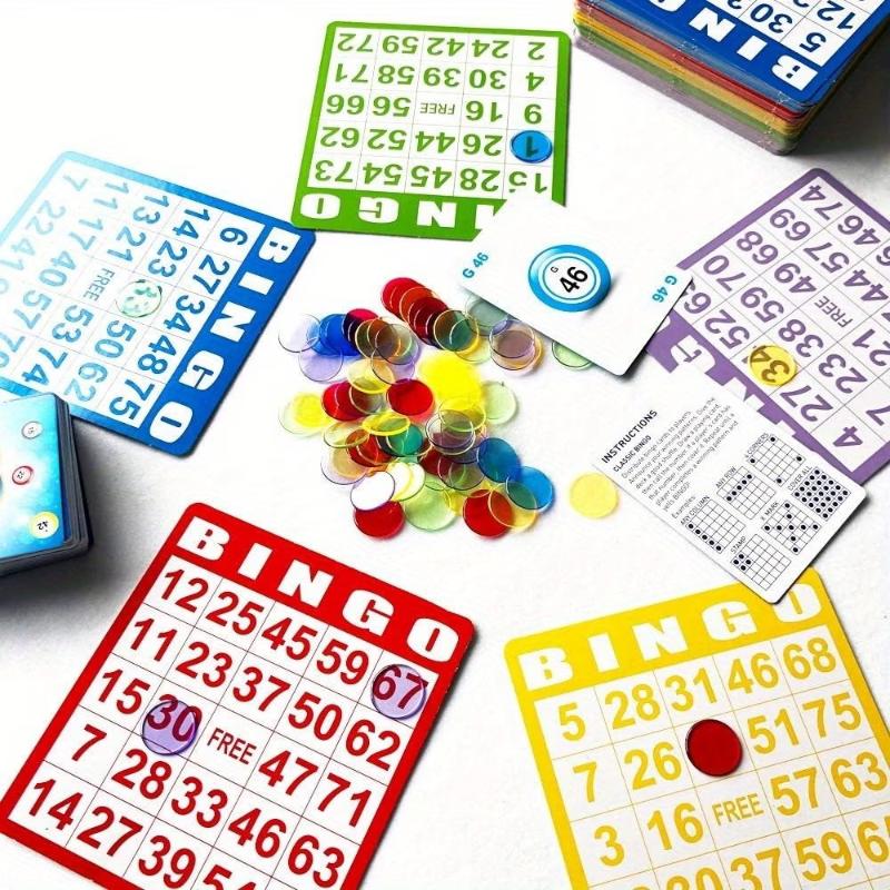 50/100Pcs Non Repeating Bingo  - Play Friends Party Games ulasan dan harga