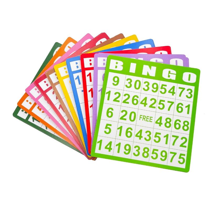 50/100Pcs Non Repeating Bingo  - Play Friends Party Games ulasan dan harga