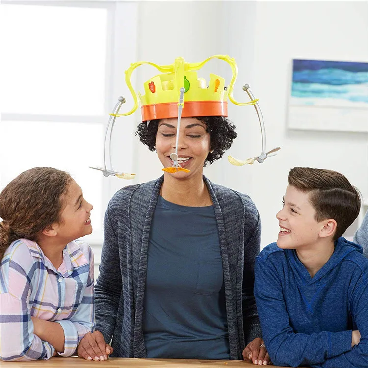 Rotating Crown Hat Chow Crown  - Play Friends Party Games ulasan dan harga